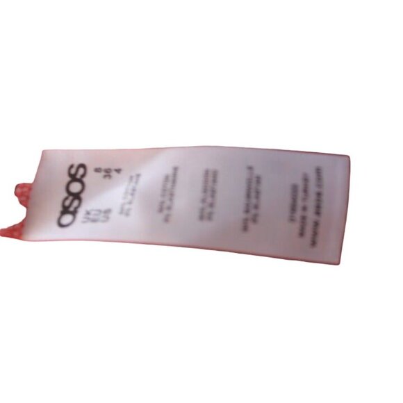 ASOS NWT Sun Dress Mini Straps Cotton Stretch Size 4 (Small) Sundress New - Picture 3 of 4